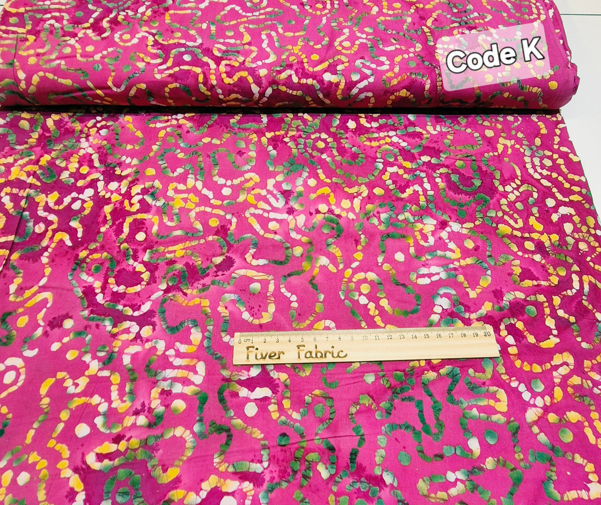 Batik 100% cotton Code K