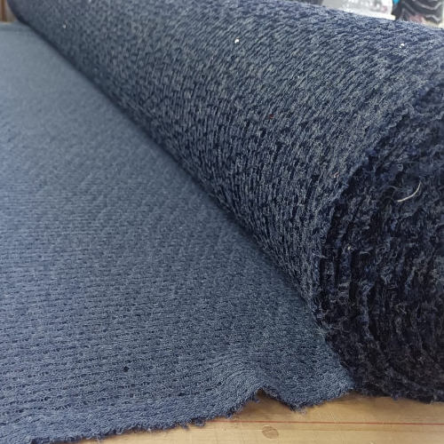 Knitted fabric Navy
