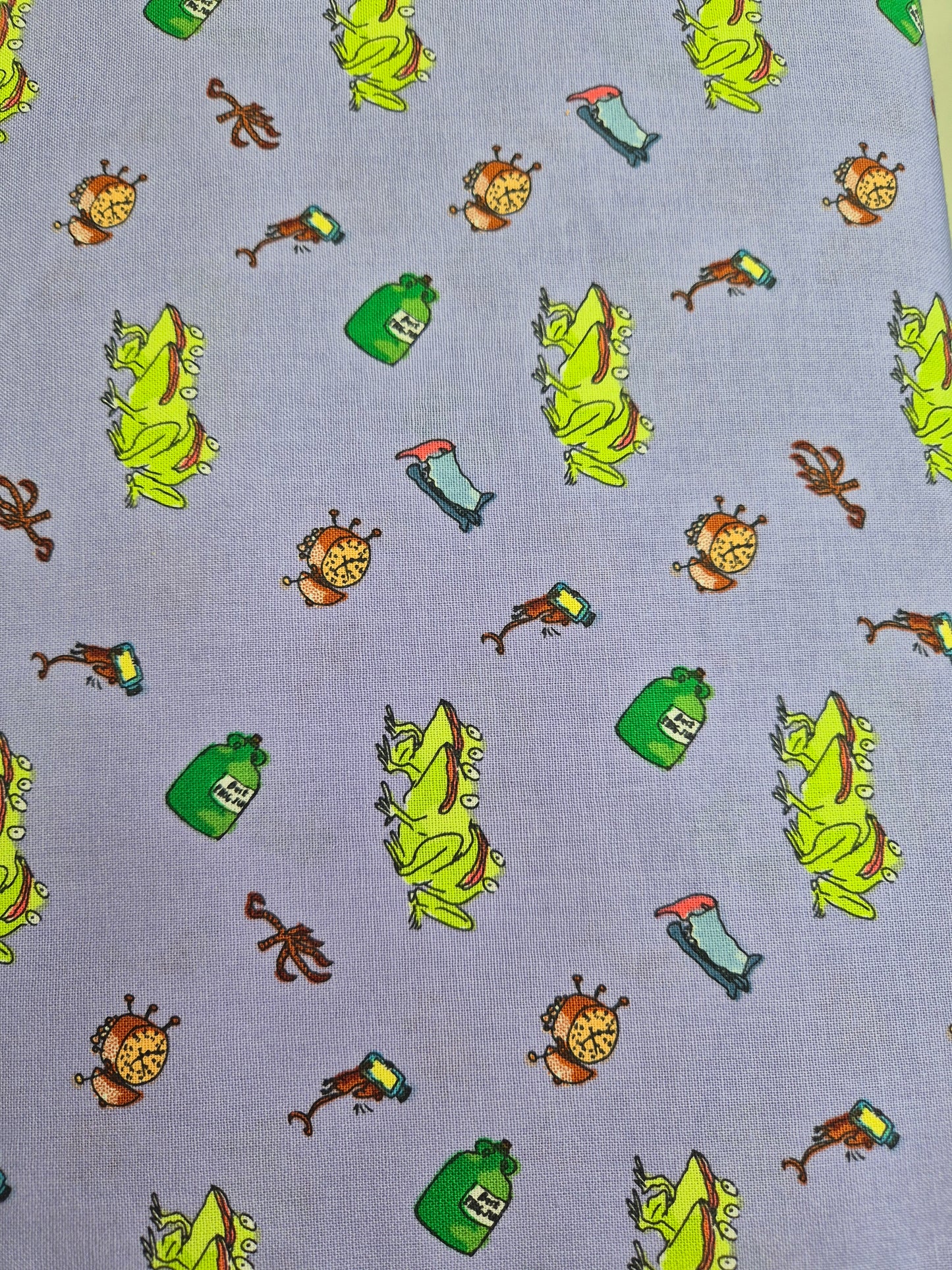 100% cotton Frogs