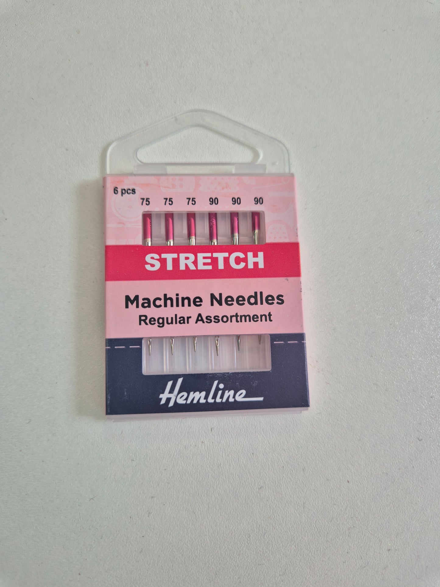 Machine needles stretch