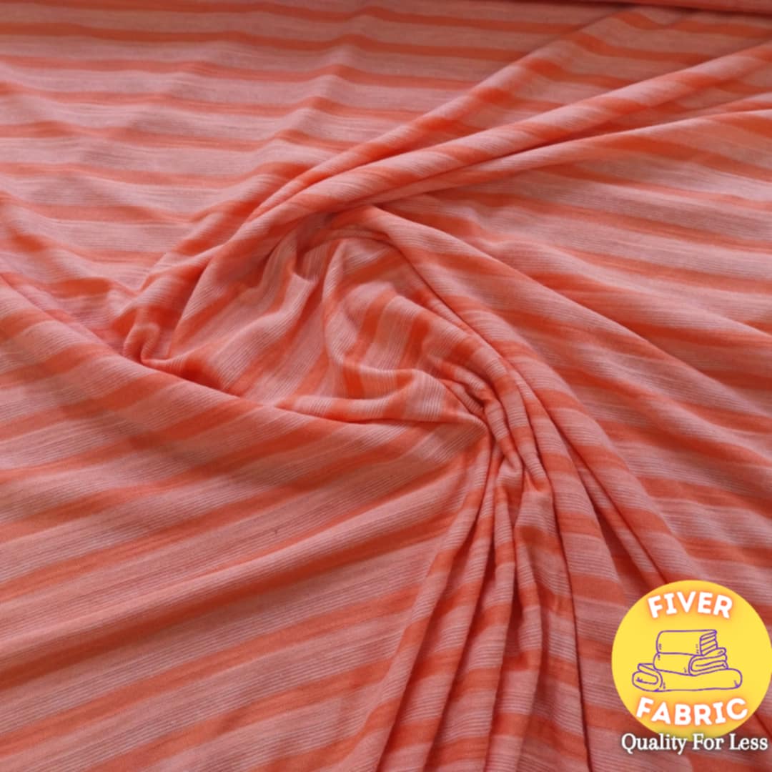 Orange striped jersey
