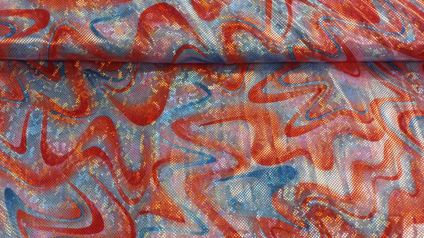 Swirls lycra