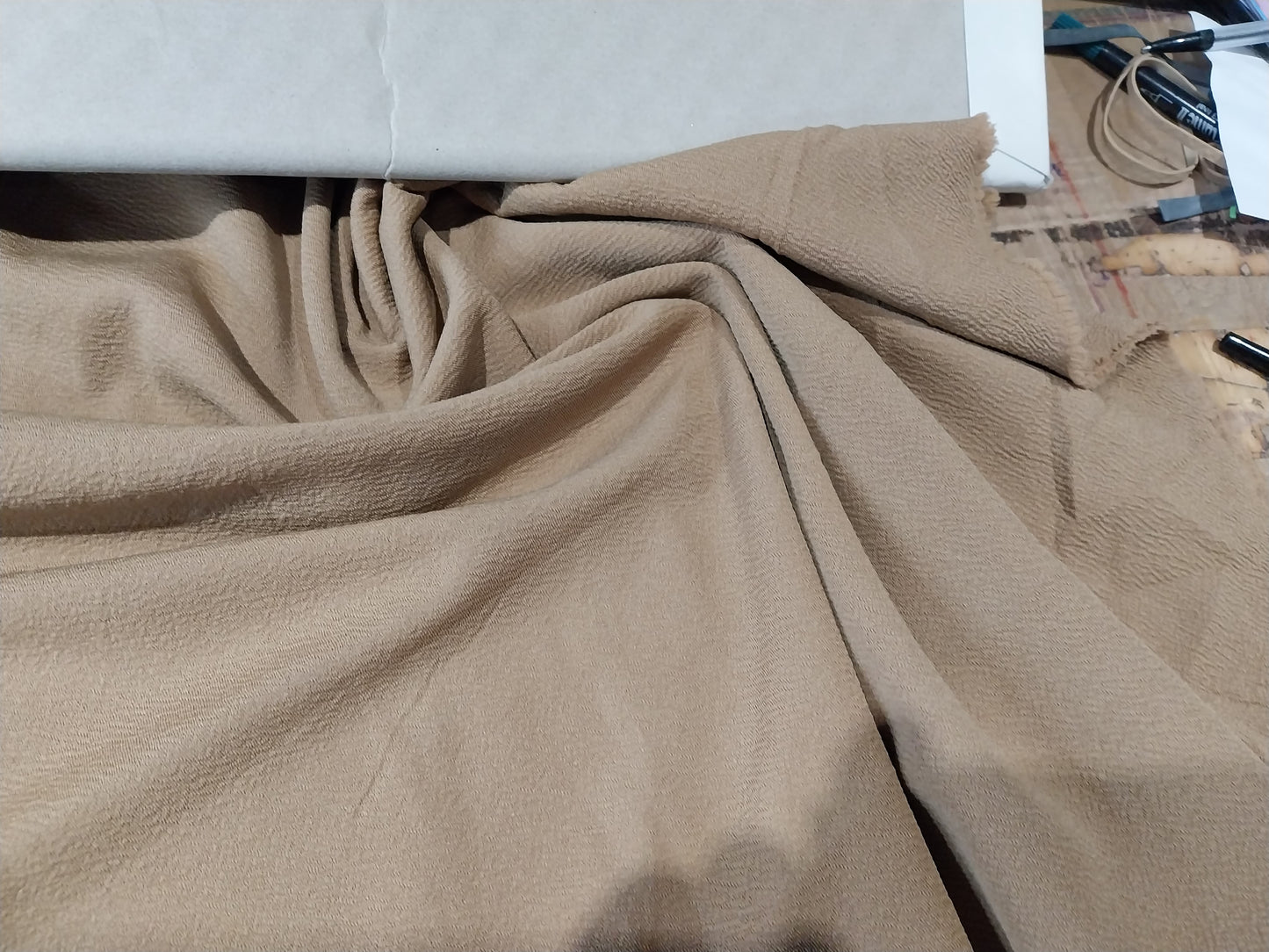 Textured Stretch - Silvery Grey