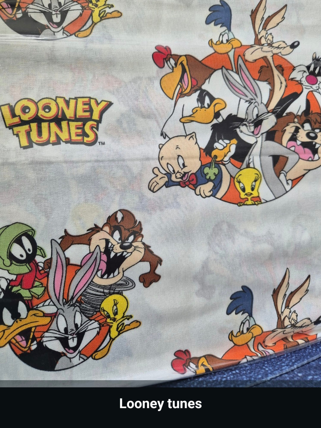 100% cotton Looney Tunes
