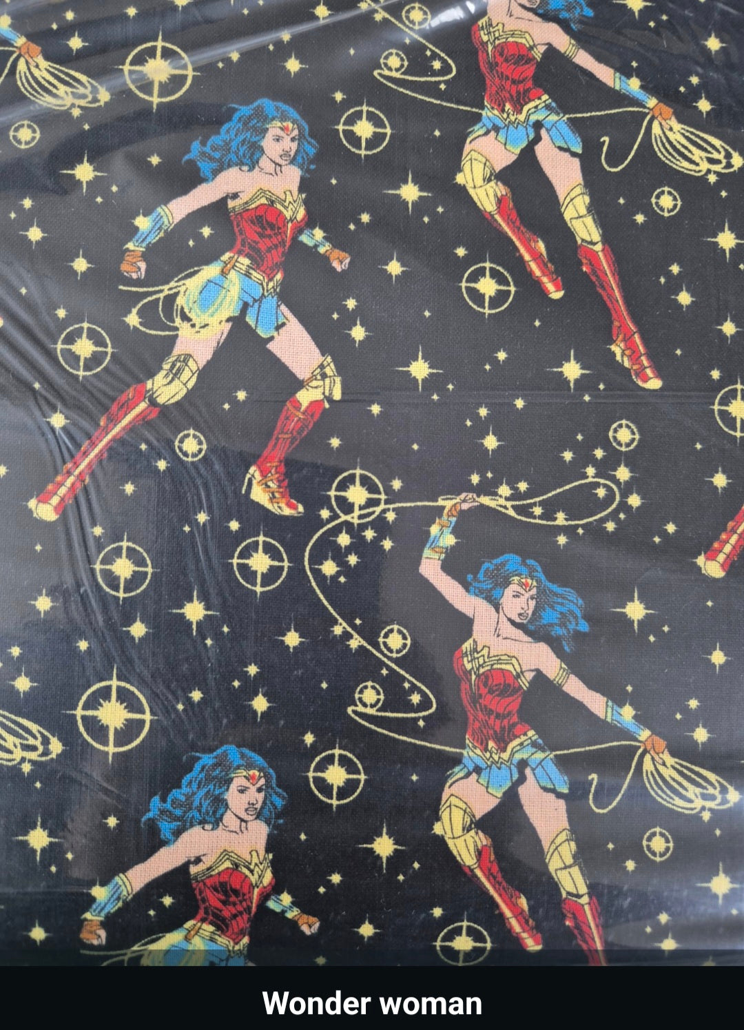 100% cotton Wonder Woman