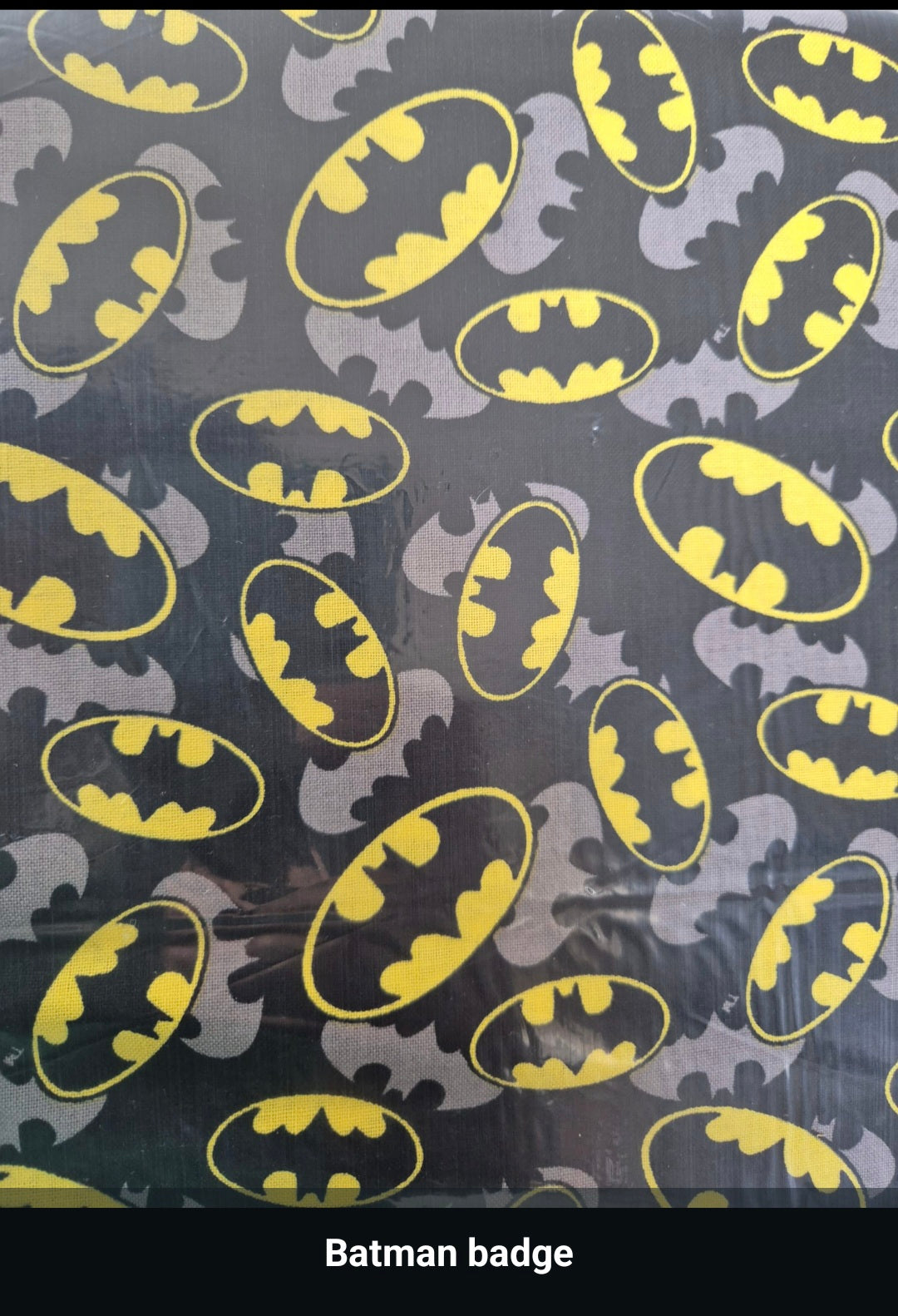 100% cotton Batman Badge
