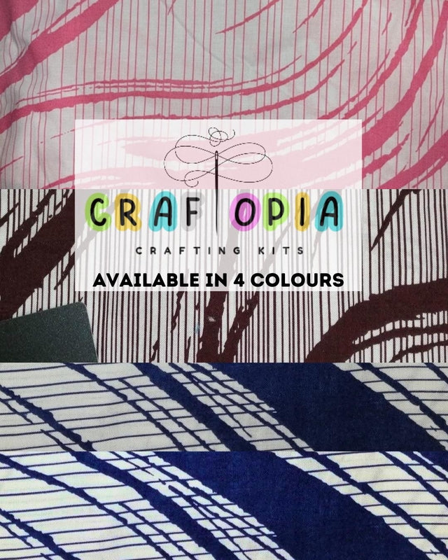 Abstract Print Bag Craft Kit