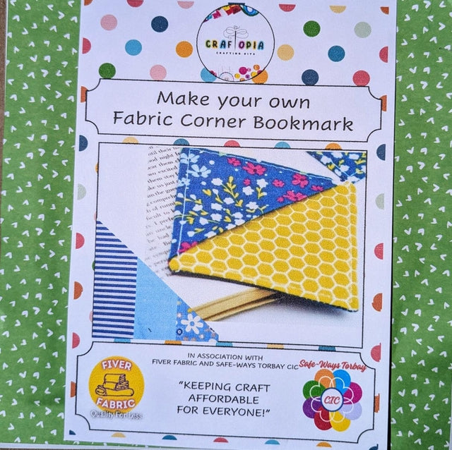 Fabric Corner Bookmark Kit