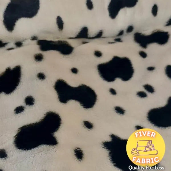Cow Print micro fur - Super Soft