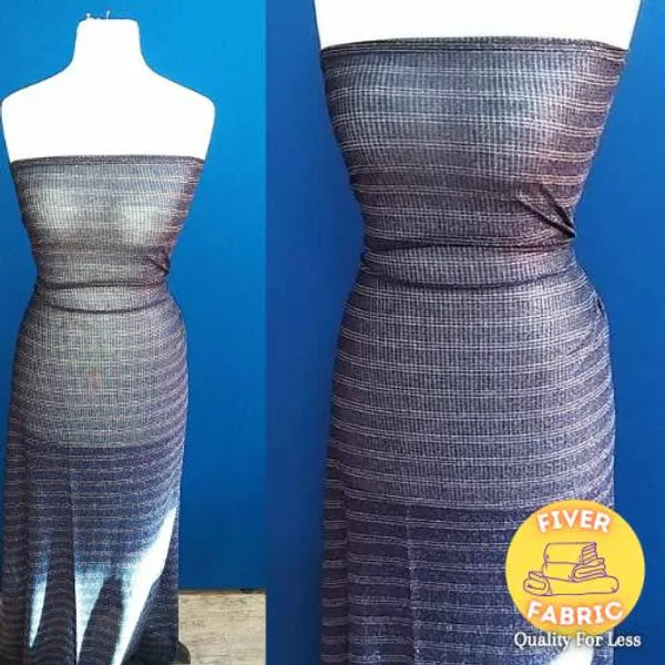 Sparkle stripey mesh