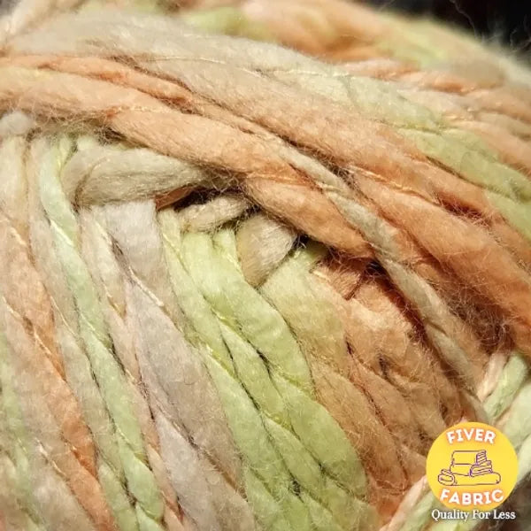 Autumn colours mixed wool