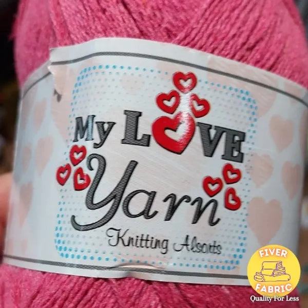 Pink wool