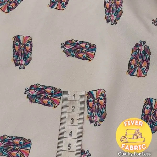 owls dress fabric