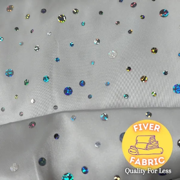 Sparkle Satin dress fabric 3 colours to choose from