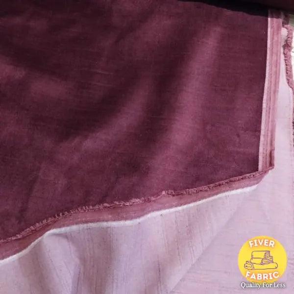 Soft burgundy upholstery
