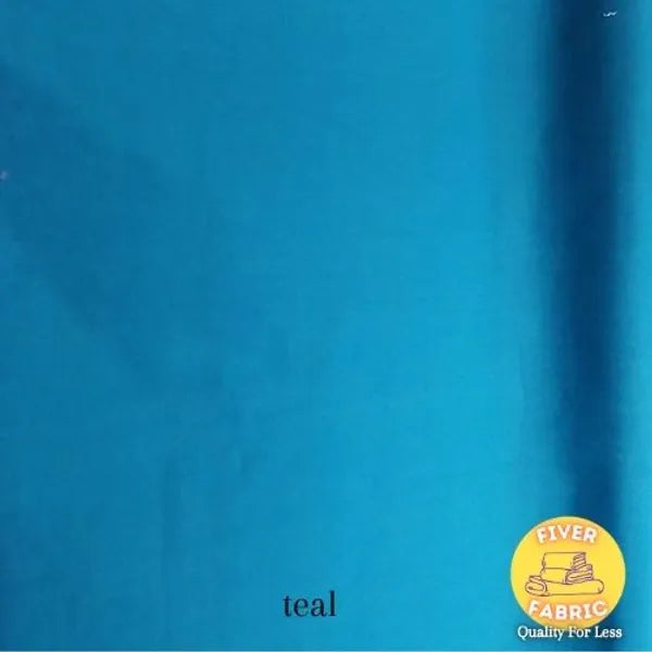 Teal polycotton