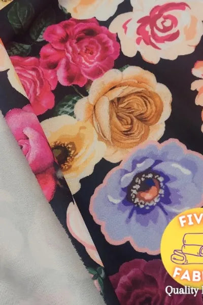 Multi colour Roses scuba