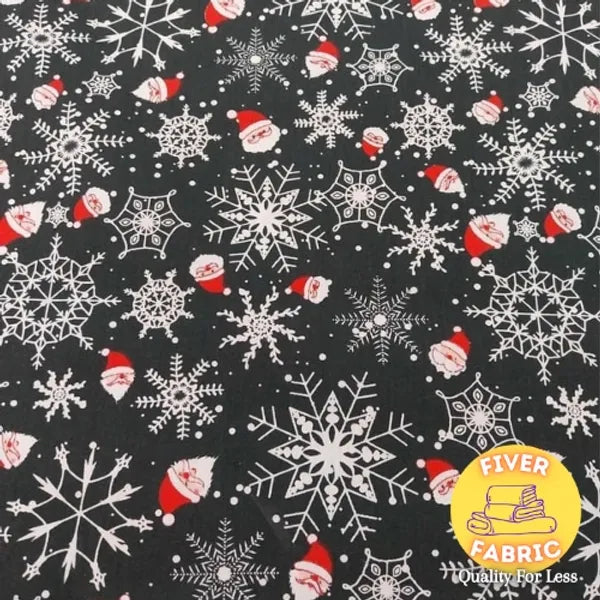 Santa snowflakes