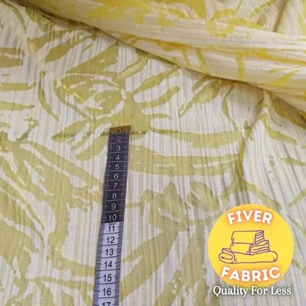 Yellow sheer jersey