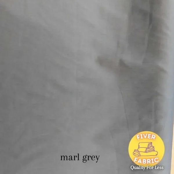 Marl Grey polycotton