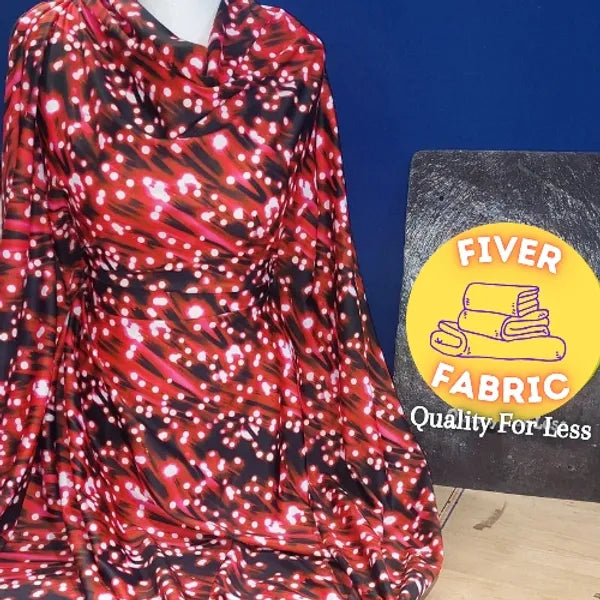 red fairy light lycra