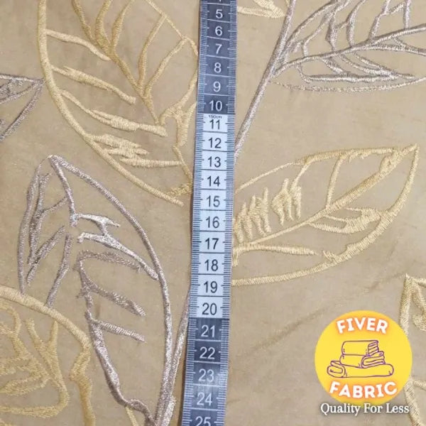 Gold leaf curtain / upholstery