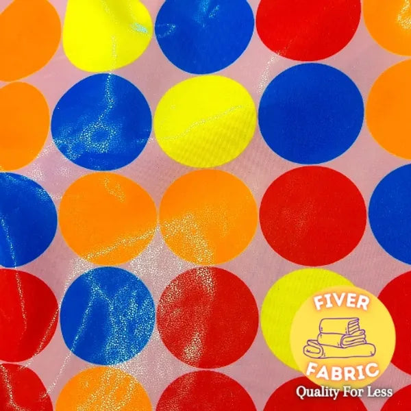 Multi spot foil lycra