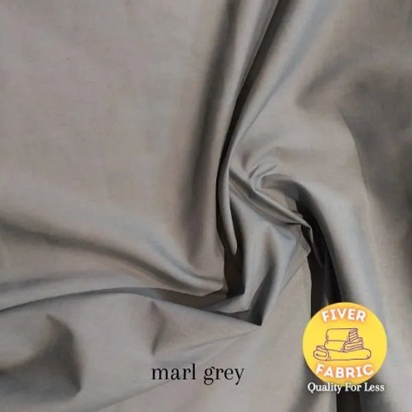 Marl Grey polycotton