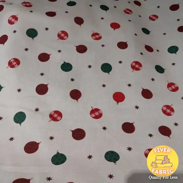 Baubles Christmas Canvas