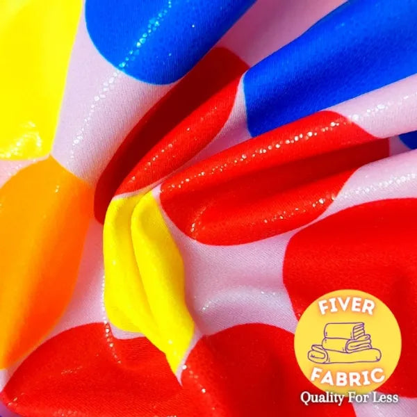 Multi spot foil lycra
