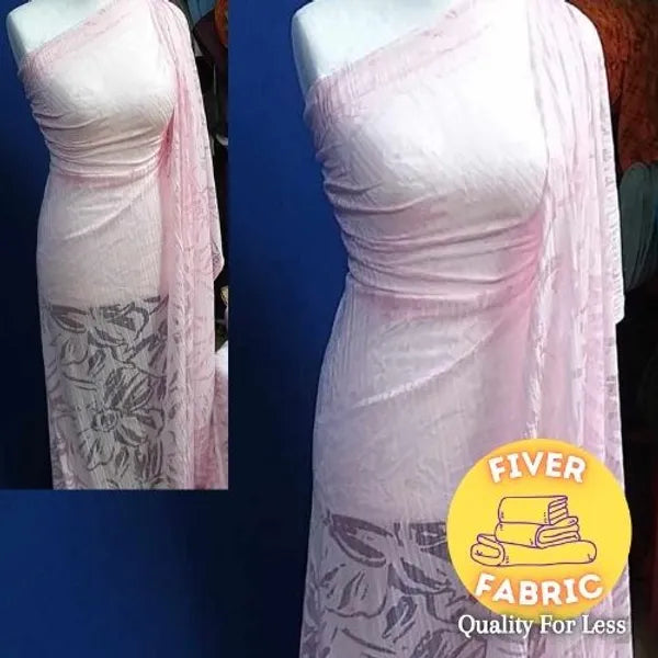 Pink sheer jersey