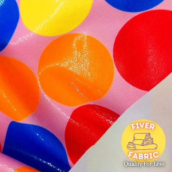 Multi spot foil lycra