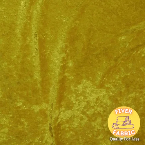 Crushed Velvet - Yellow