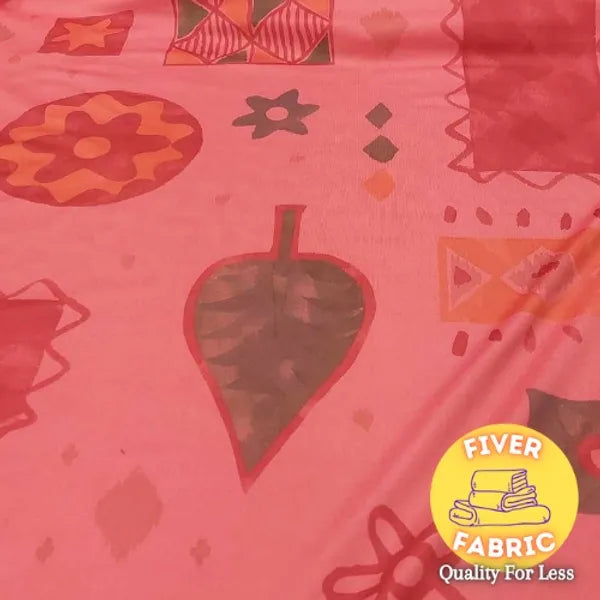 Lycra leaves and flowers and shapes