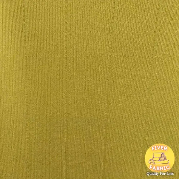 Mustard ribbed jersey