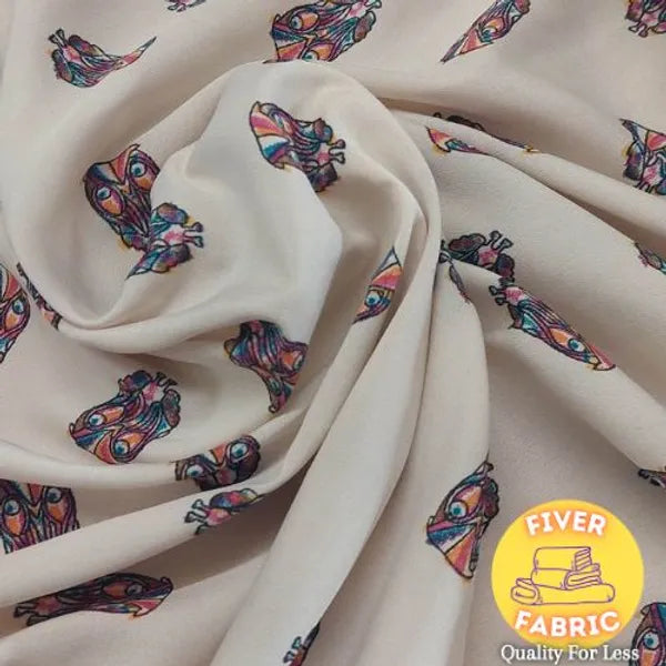 owls dress fabric