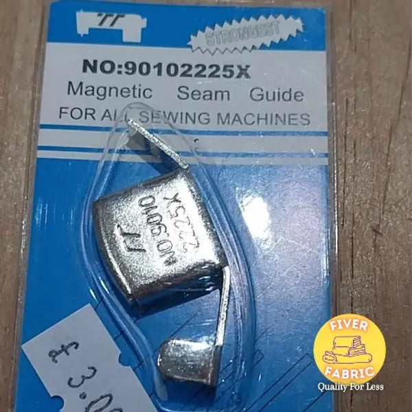 Magnetic seam guide for all sewing machines