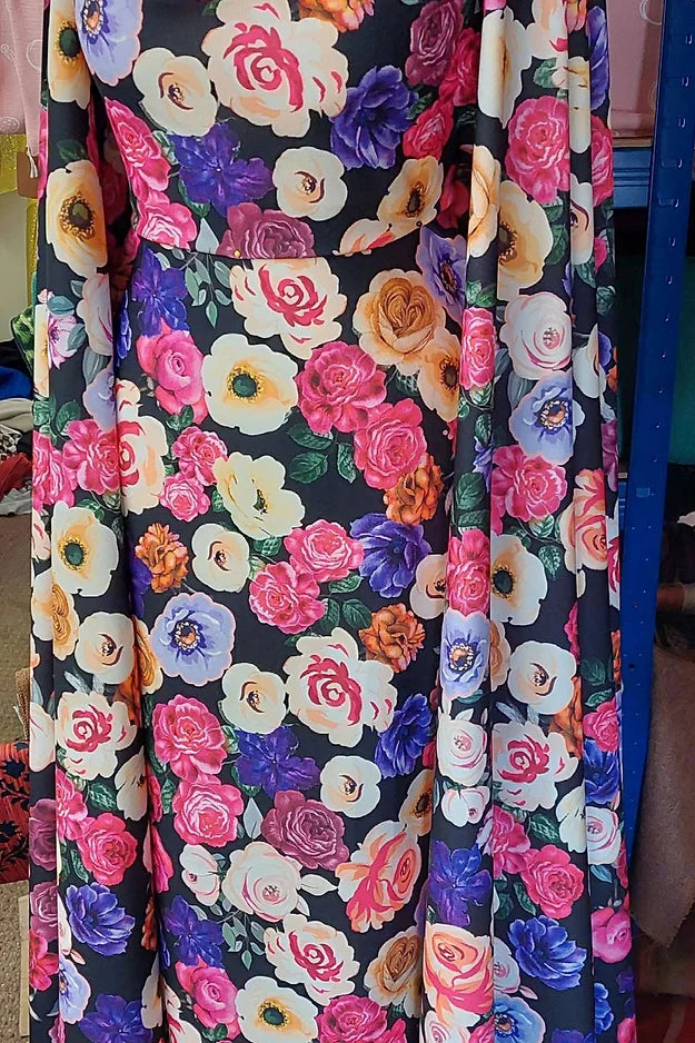 Multi colour Roses scuba