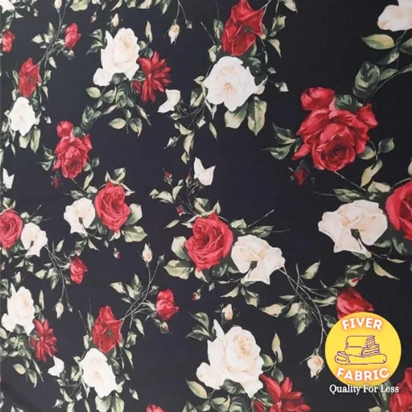 Floral Georgette dress fabric