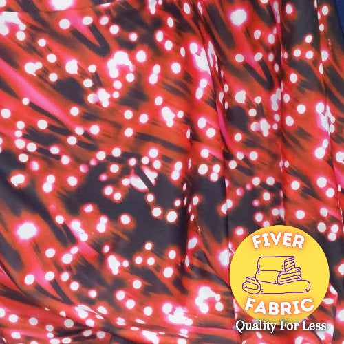red fairy light lycra