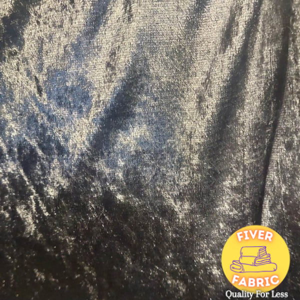 Crushed Velvet Dark Grey