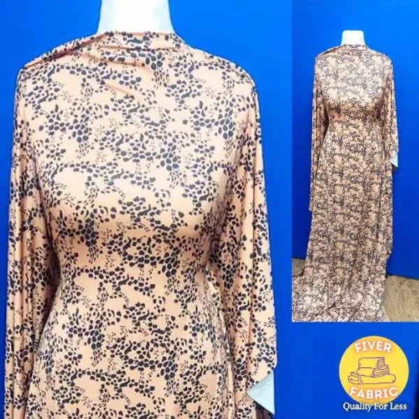 Leopard slinky soft jersey