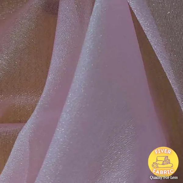 Pink organza