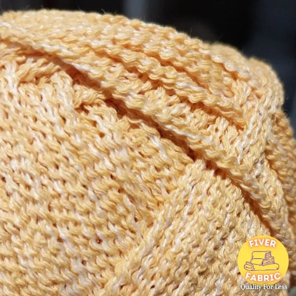 Yellow orange mixed wool