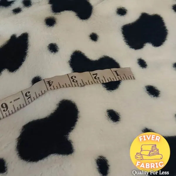 Cow Print micro fur - Super Soft