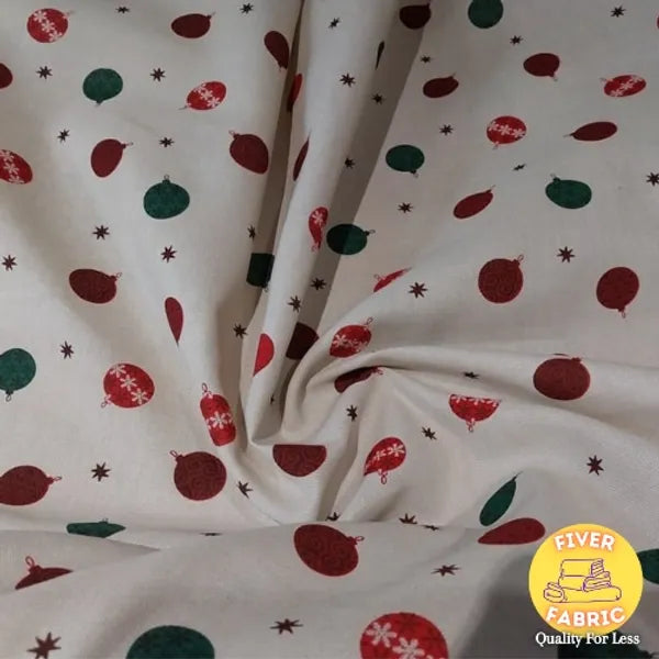 Baubles Christmas Canvas