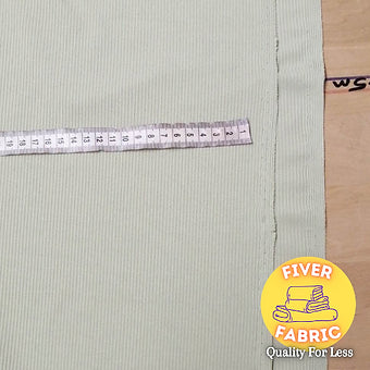 Sage ribbed jersey