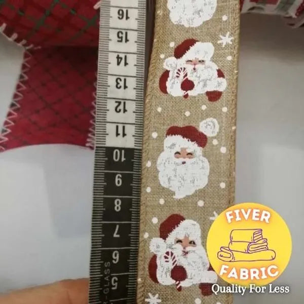 Santa faces 1.5inch wide