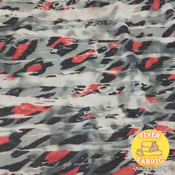 Leopard scratch jersey
