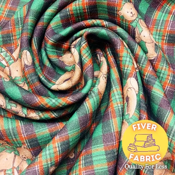 Teddy stretch crepe